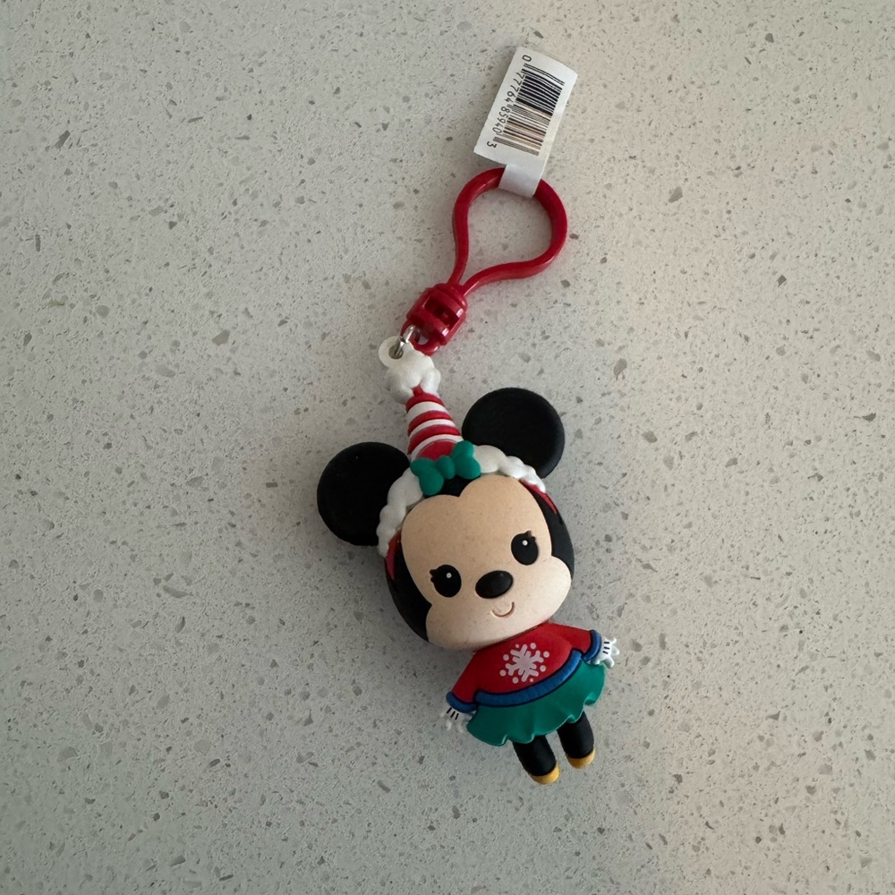 Disney Christmas Minnie Mouse bag clip